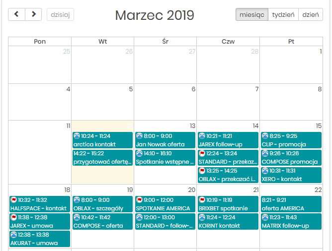 Powiazanie zadan z szansa sprzedazy - pierwsze kroki w crm