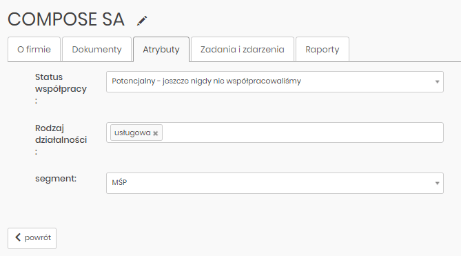 system crm - pierwsze kroki w crm