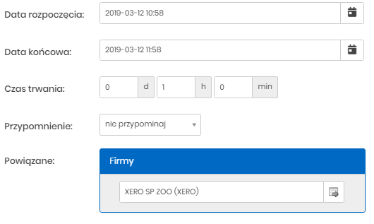 Powiazanie zadan z szansa sprzedazy - pierwsze kroki w crm