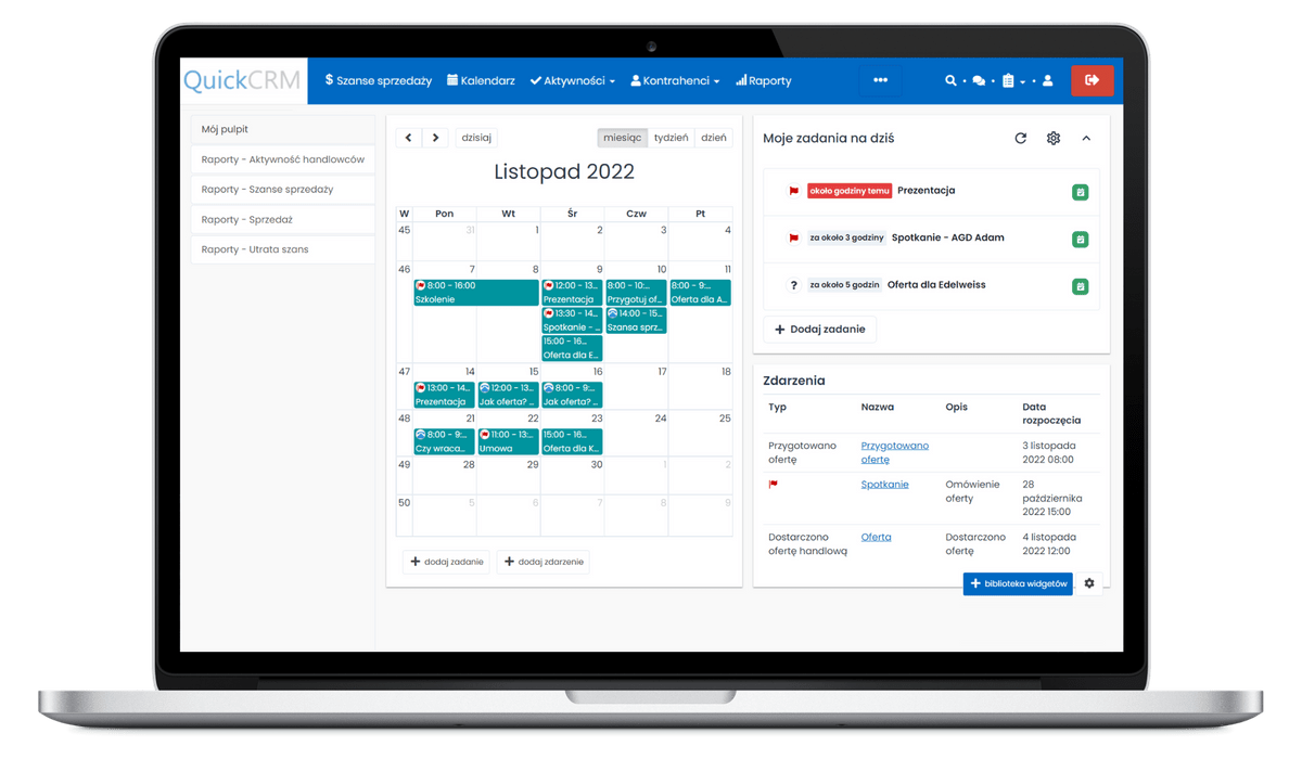 nowoczesny system CRM