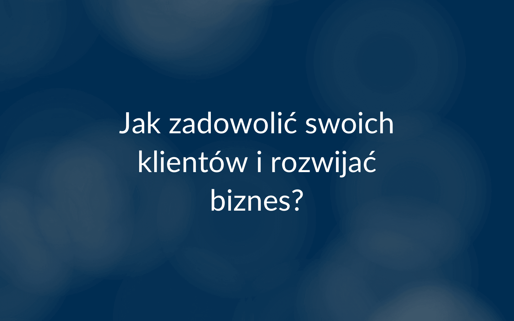 CRM dla małych firm