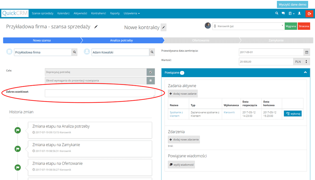 System-CRM-zarządzanie-szansami-sprzedaży-własne-atrybuty