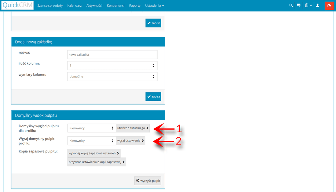 Dynamiczny pulpit dla wielu pracowników